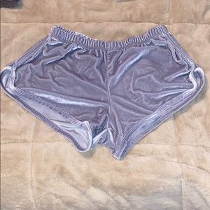 Velvet shorts!